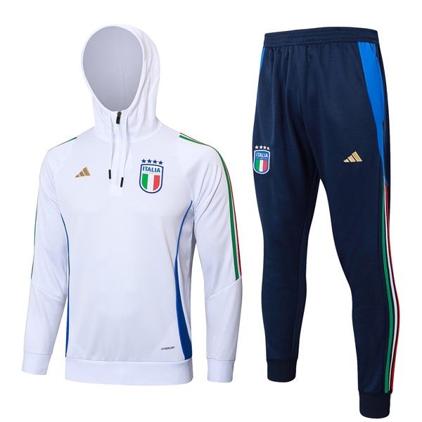 Sudadera Con Capucha Italia 2024/25 Blanco 3